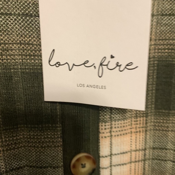 Love, Fire Girls Button Cardigan - Picture 4 of 8